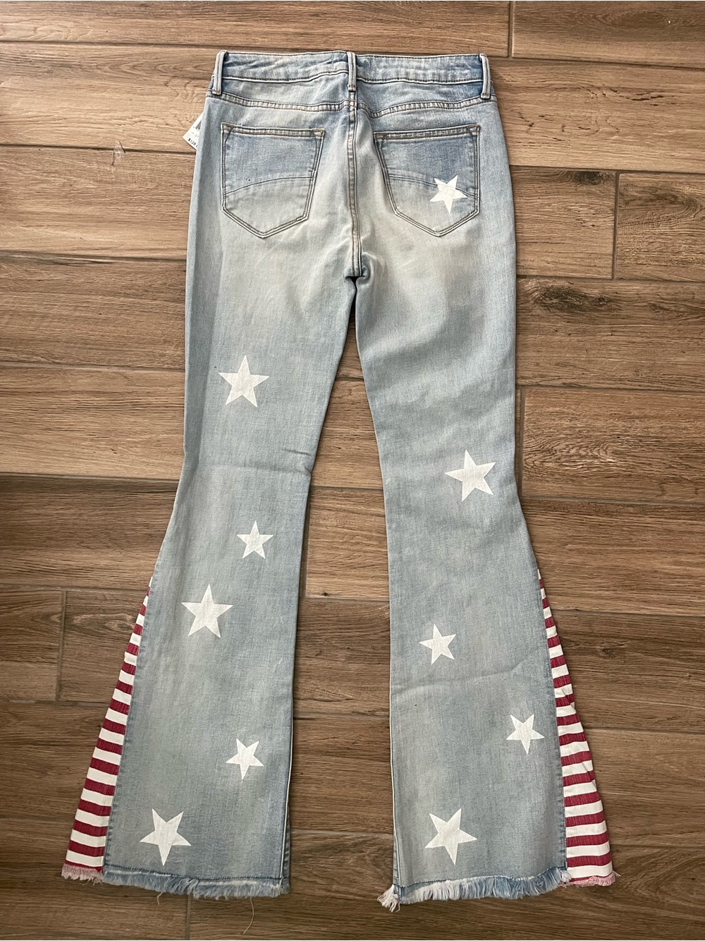 DRIFTWOOD FLARE JEANS "STARS & STRIPES FARRAH" - Picture 8 of 10